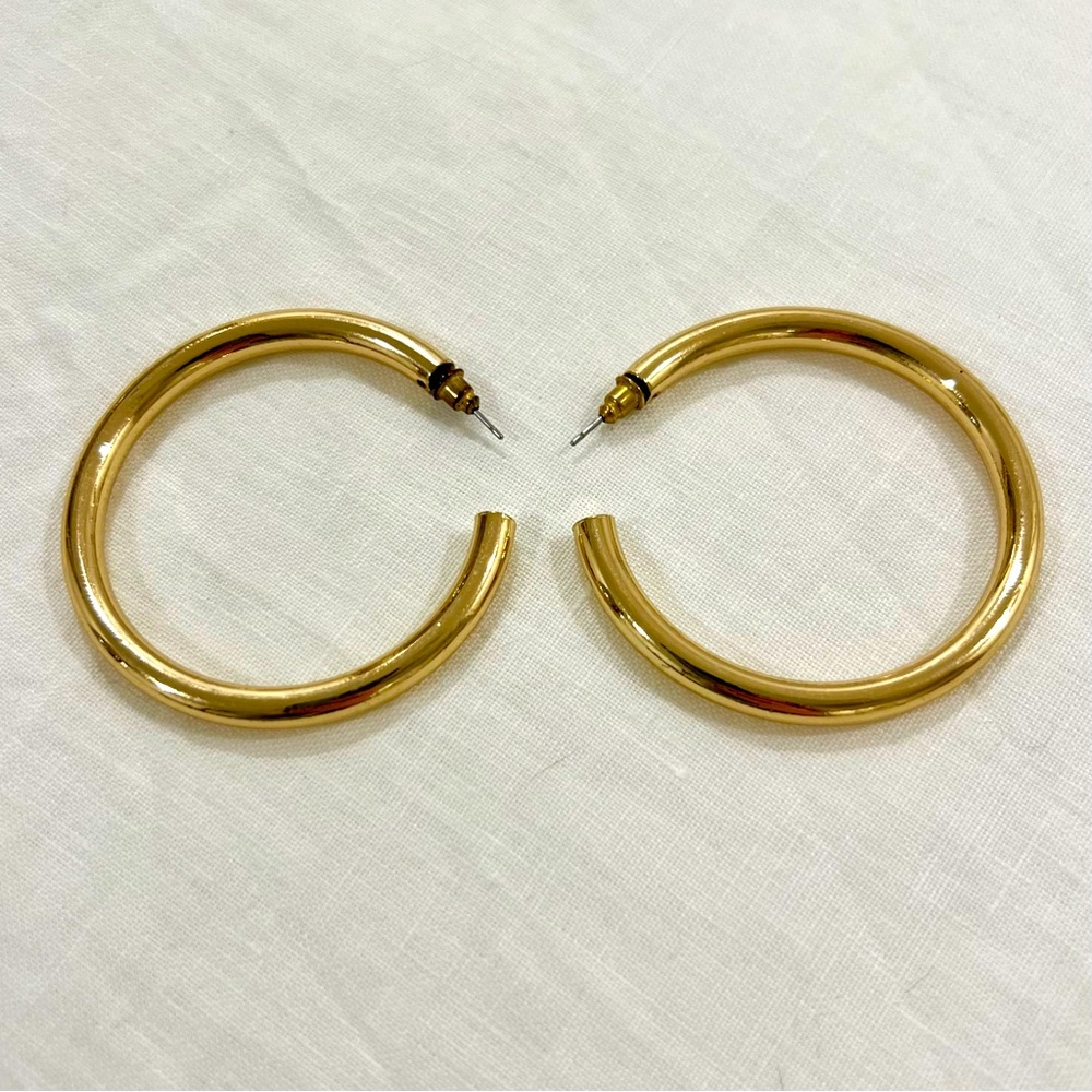 Urban Outfitters Thick Gold Hoop Earrings